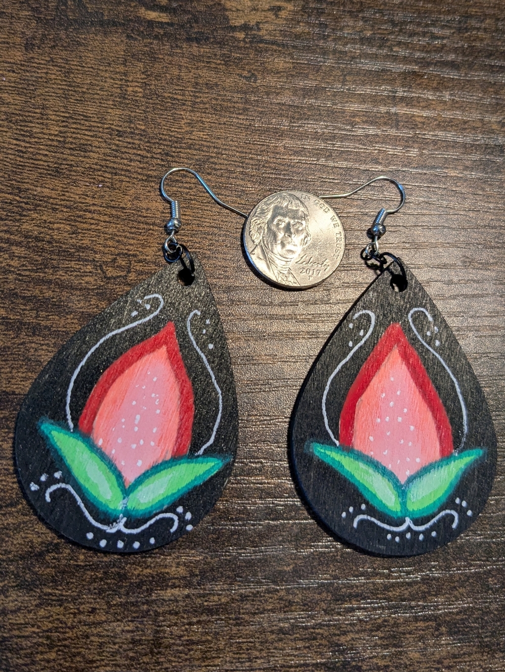 Hand-Painted Native American Strawberry Love